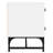 vidaXL TV Stand with Glass Doors Storage Entertainment Center Media Furniture-307288492