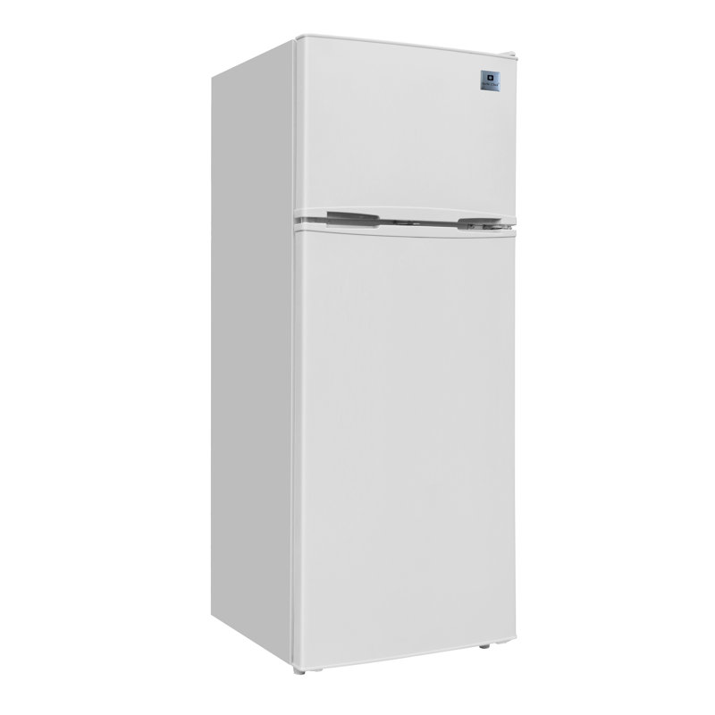 Arctic Chef 7.5 Cu. Ft. Apartment Size Fridge with Freezer, White