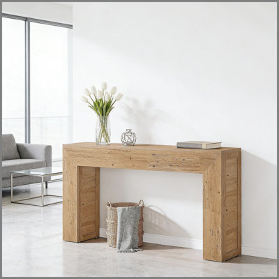 Table d'entrée pratique, console rustique, table de canapé