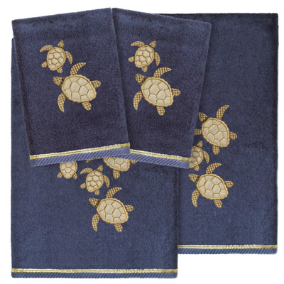 4 Piece 100% Turkish Cotton Towel Set