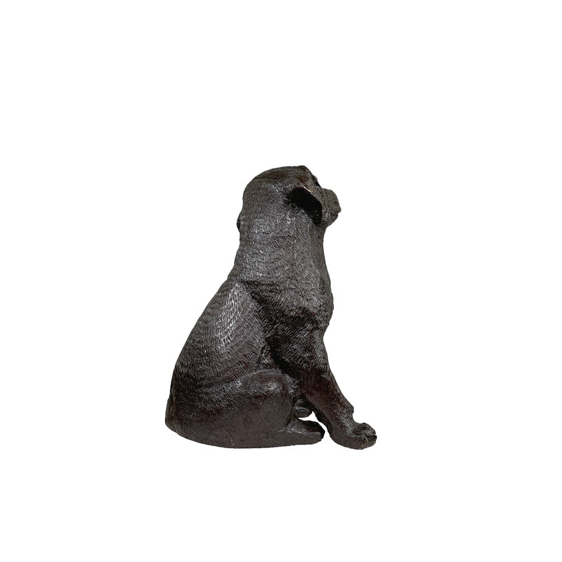Dog Labrador Metal Garden Statue