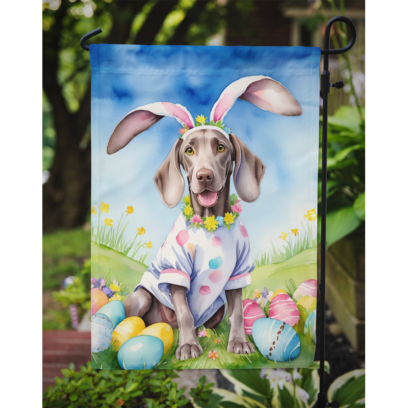 Easter Egg Hunt Double Sided 15.5'' H x 11.25'' W Polyester Easter Garden Flag