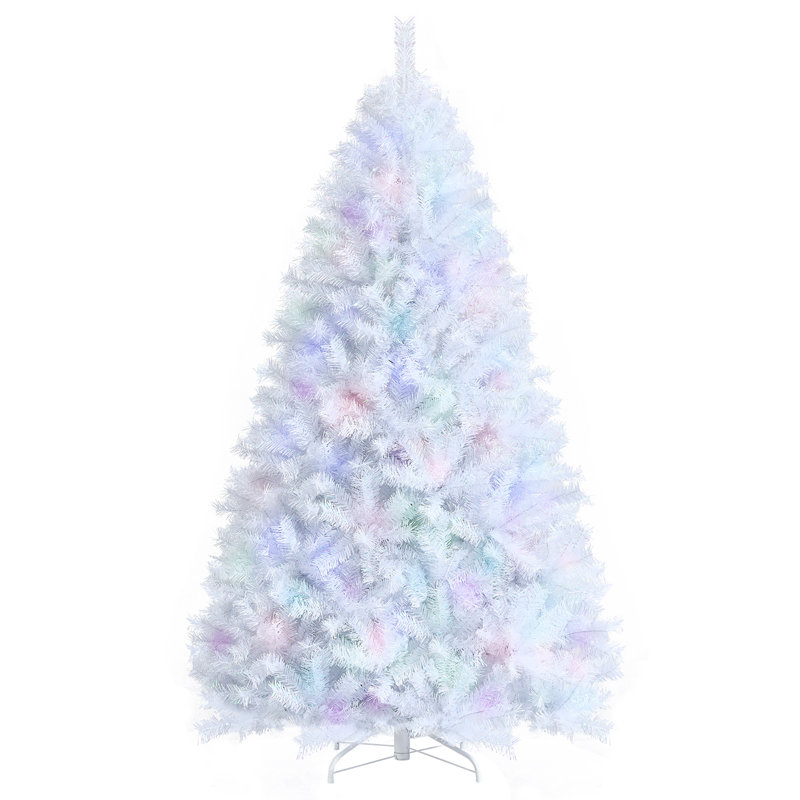 Arbre de Noël blanc en cachemire, H 7 pi