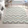 Laquaya Hand Tufted Wool Chevron Rug