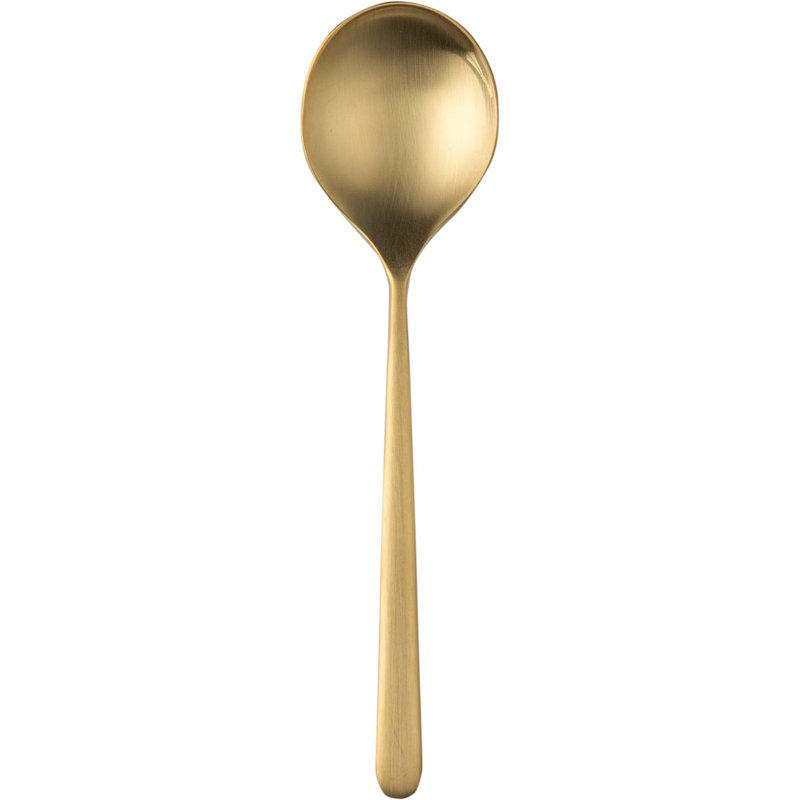Linea Coffee Spoon - 24 Pieces, Ice oro