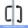 35'' - 36'' W x 72'' H Double Added Framed Shower Door with Clear Glass