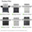Ensemble de 4 plaques chauffantes en acier inoxydable pour les modèles de barbecue au gaz de Nexgrill, expert Grill, Kenmore, Sunbeam, Dynaglo et autres