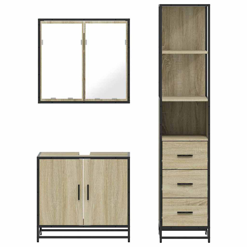 Bathroom Furniture Suite, Sonoma Oak