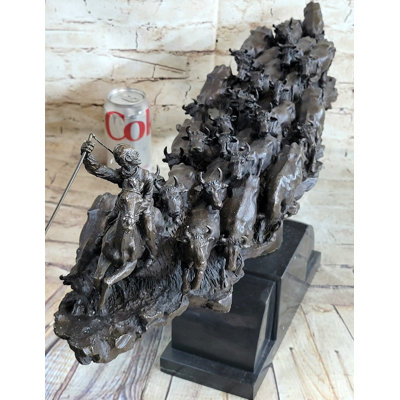 Carlissia Cattleman Sculpture, C.M. Art Russell