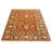 One-of-a-Kind Rectangle 6'1" X 9' New Age Wool Area Rug in Red