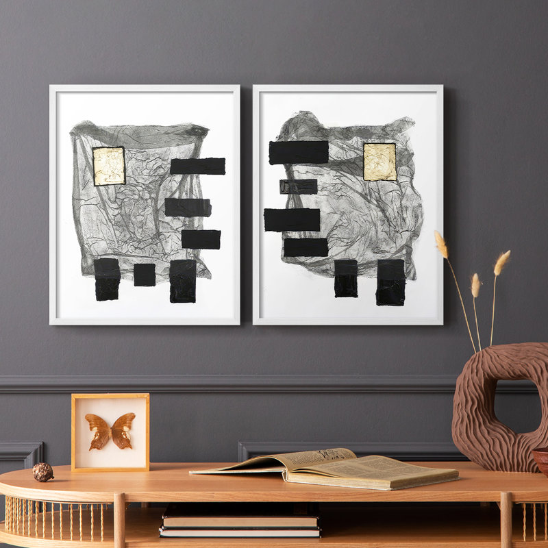 Testimonial I-Premium, reproduction encadrée prête à accrocher - aucun clou requis - aucun clou requis, Blanc