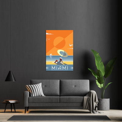 Miami par Fly, impression sans cadre