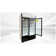 51 in. W 34.4 cu. ft. Two Door Commercial Display 2- Glass Swing Door Refrigerator in Black