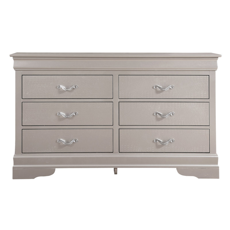 Commode Lorana G6500-D, champagne argenté