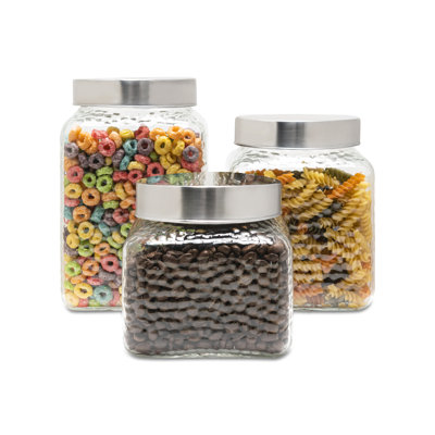 Glass Canister - Set of 3