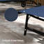 Chaise longue de piscine avec roulettes, 5 positions réglables, bleu foncé pour le patio, la plage, tabouret de jardin, fabrication solide, support jusqu'à 300 lb