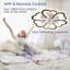 Ventilateur de plafond 26,7 po noir avec lumières, télécommande 3 températures de couleur, ventilateur à 6 vitesses