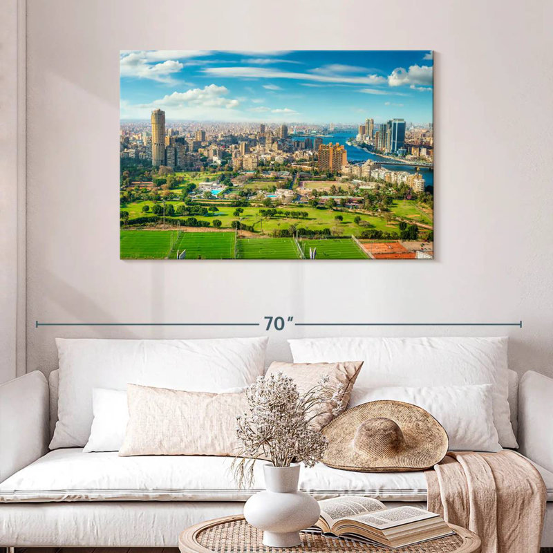 Sireci Cairo Egypt Landscape, 30" H x 45" W