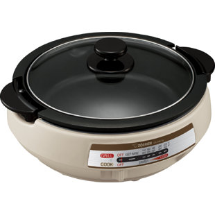 Poêle électrique Zojiristro Gourmet D'Expert®, gris clair