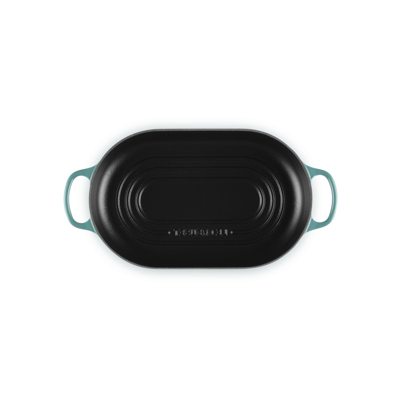 Le Creuset Signature Cast Iron Oval Bread Oven, 11.5 In., Bluer Riviera, 1.5 quarts