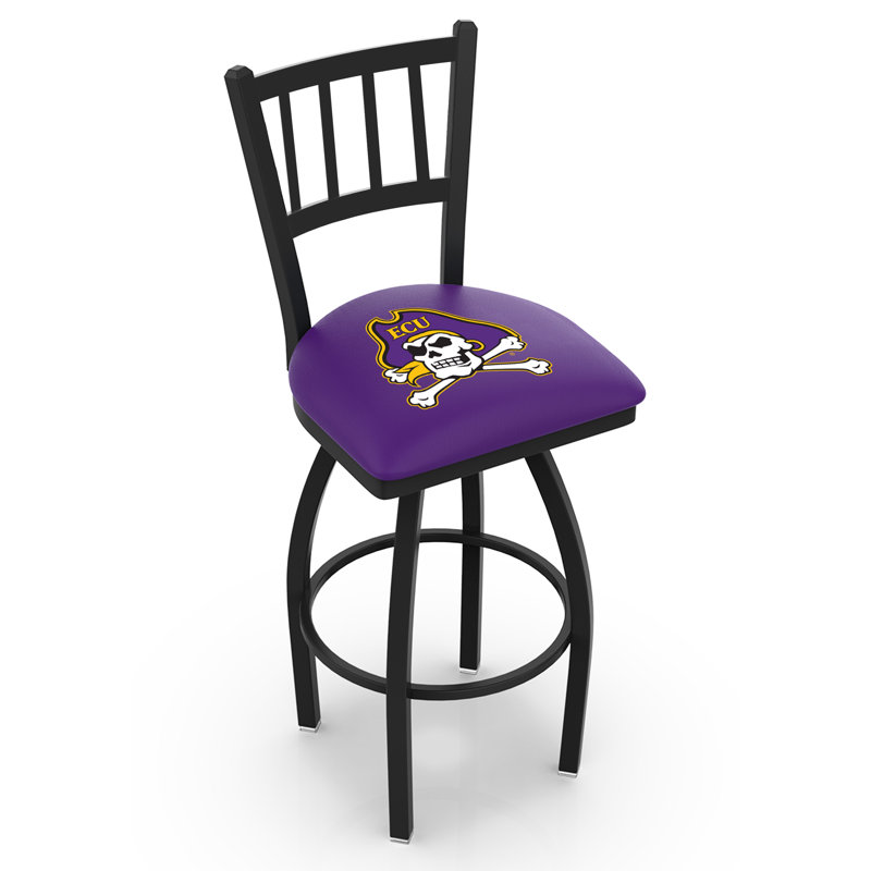 Tabouret de comptoir pivotant de 25 po NCAA, 30 po de hauteur, East Carolina