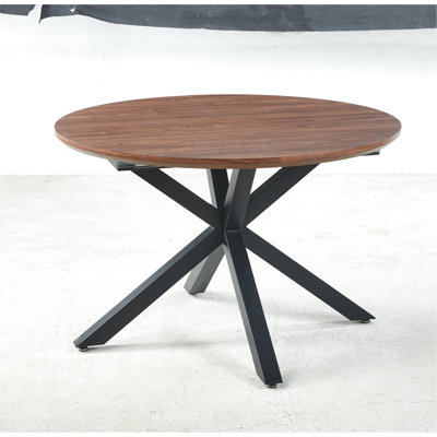 Coffee Table With Extendable Design Feature , Top And Metal Legs, 120/160/200x120x75cm, Walnut Coloration, Quick Assembly Time Optionality, Color Scheme, Simple Installation Steps