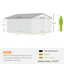 Spacious Steel Sheds 11.2 X 12.7 Ft, Modern Outdoor Storage For Home