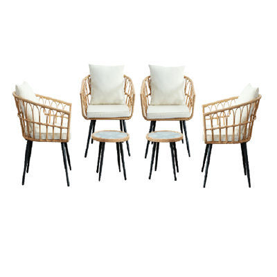 2 - Person Patio Conversation Sets with Cushions (set of 4) by Corrigan Studio