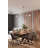 Transitional 4 Light Gold Sputnik Linear Chandelier-1997210308