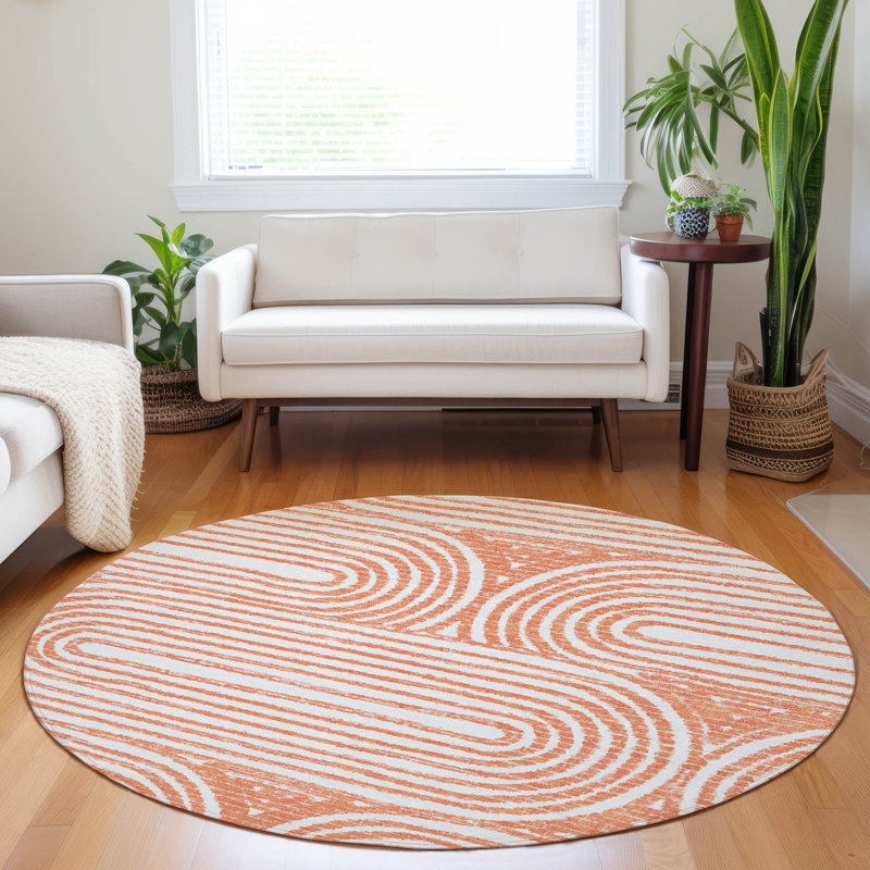 Tapis intérieur / extérieur Kinslee, Rond 8 pi