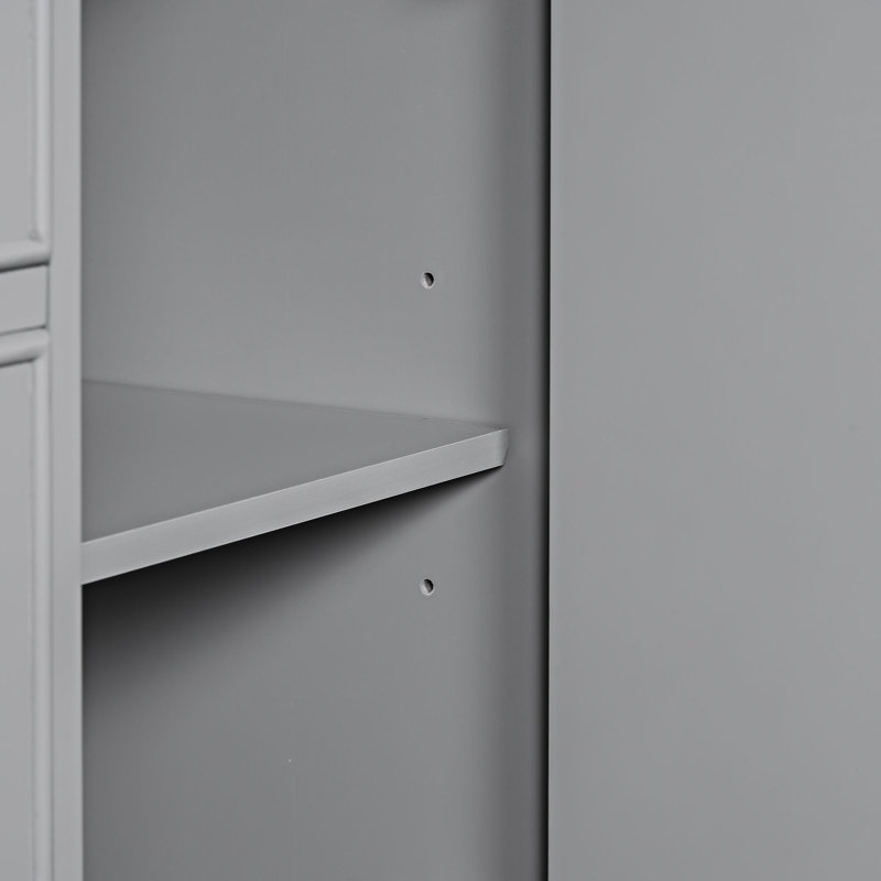 35.28'' Single Bathroom Vanity Base Only, Gray