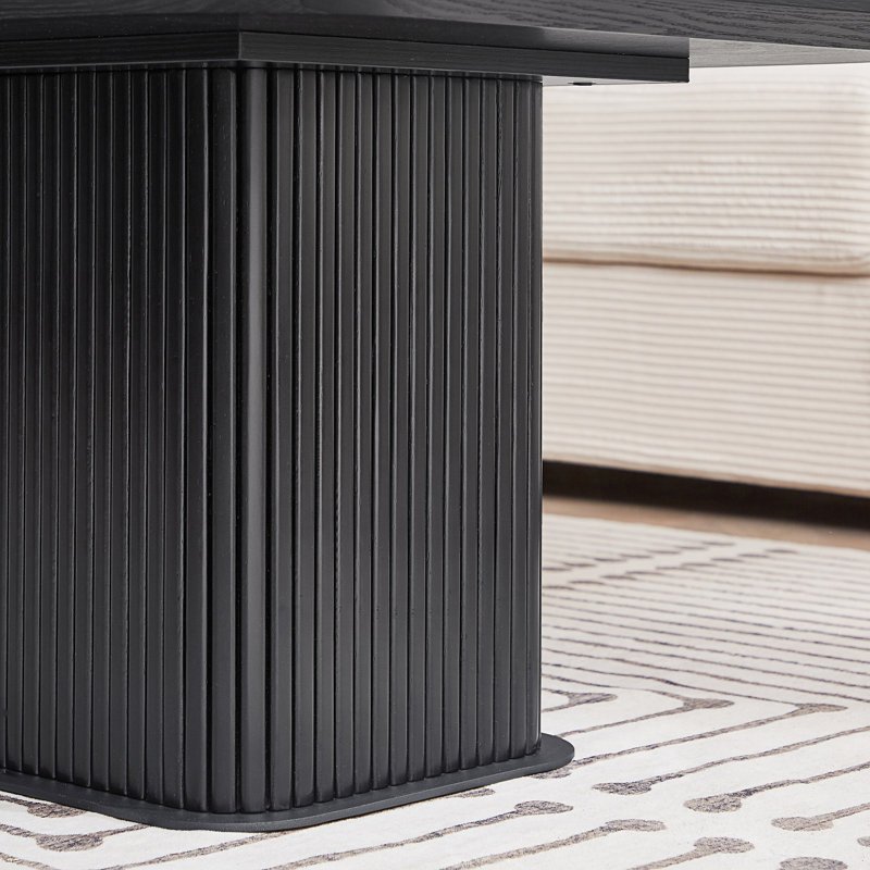 Table basse en stratifié, Noir
