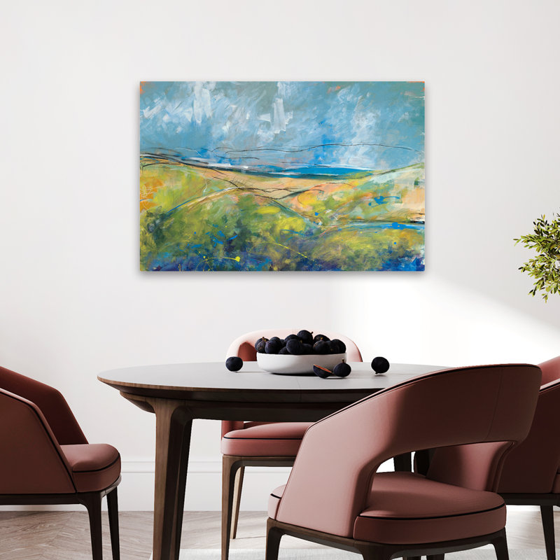 Early Spring Days - Paysages contemporains, saisons printanières, H 36 po x l 24 po