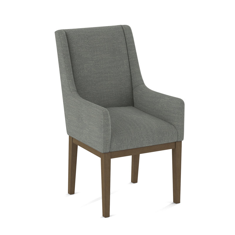 Upholstered Arm Chair, Rumor Dymond Dust, Weathered Gray