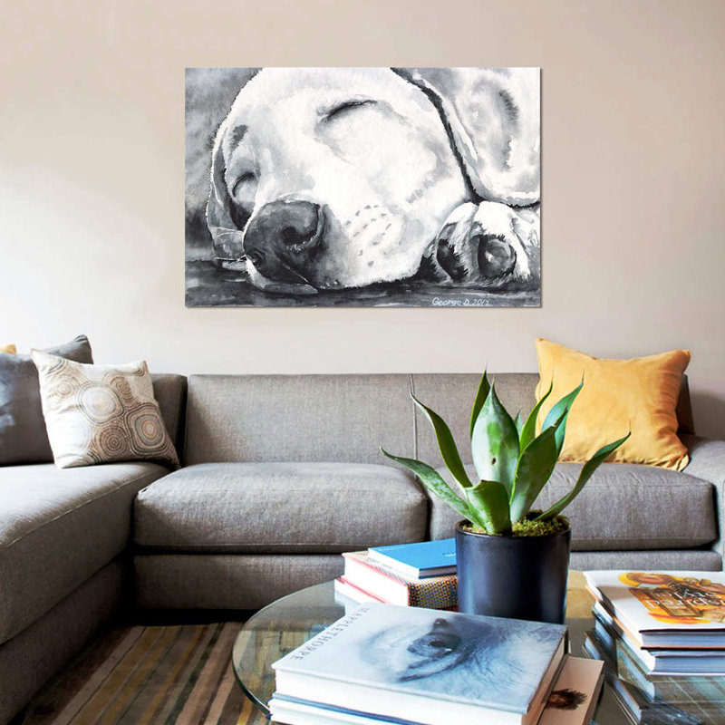 «Happy Dreams» par George Dyachenko, impression sur toile, H 26 po x l 40 po x P 1,5 po, Toile tendue