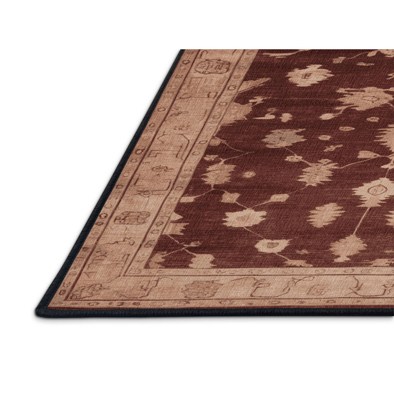 Tapis noir surteint lavable à la machine