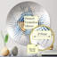 Miroir mural Rustic Cobalt Triangle Symphony-101223808