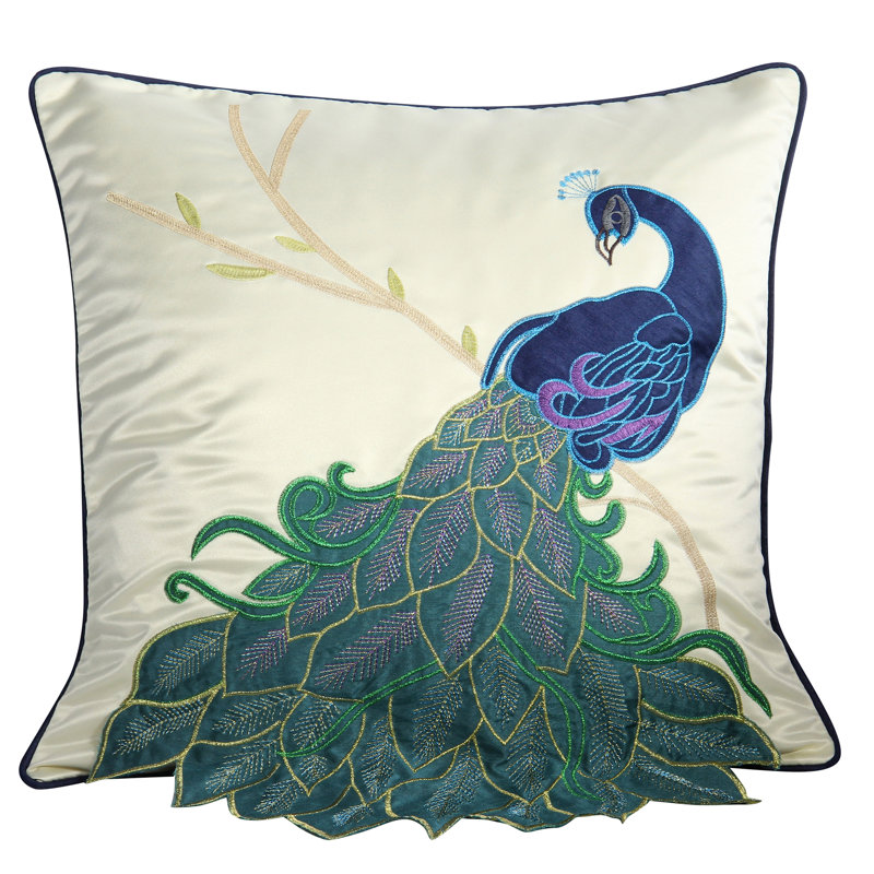  Housse de coussin en soie de haute qualité, Vert