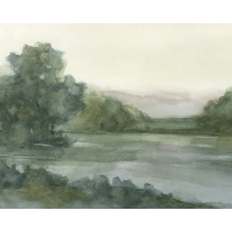 Temeshia Mauve Mountain View I by Ethan Harper - Wrapped Canvas Print, 51 cm H x 76 cm W