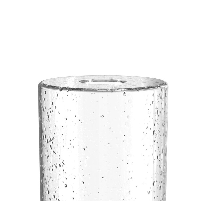 Abat-jours cylindriques en verre bullé