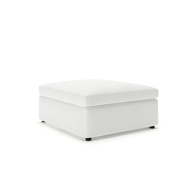 Essex Modular Sectional Ottoman and a Half, John Linen Flour