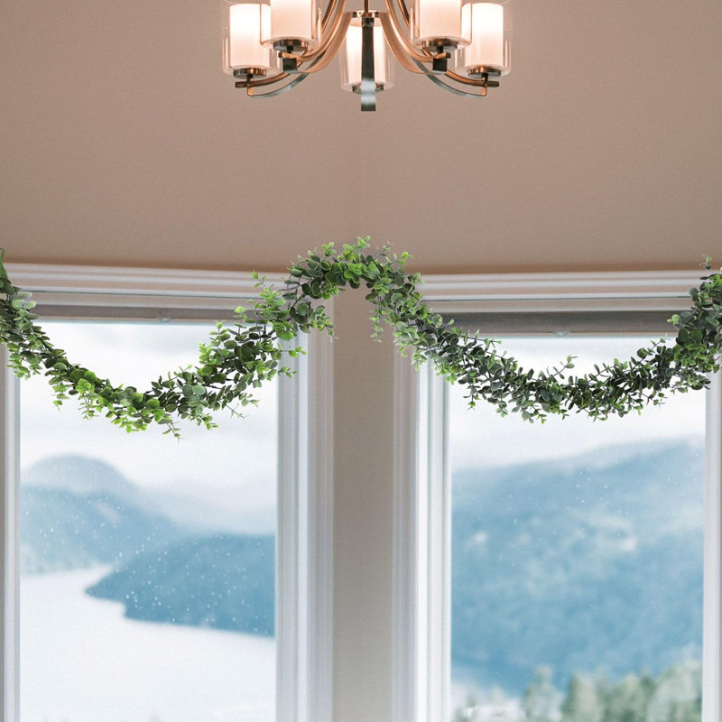 2pc 6' Eucalyptus Garland Faux