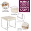 Finley Velvet Stool With Metal Base (pair)-608410602
