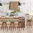 Sirine 4-Piece Swivel Vegan Leather Counter Stool-103707233
