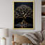 Baobab noir avec ambiance - arbre Baobab Wall Art Living Room-97171386-134141049