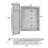 Bonniejo 16'' W 24'' H Recessed Framed Medicine Cabinet Mirror 2 Adjustable-1295011298