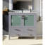 Meuble-lavabo gris foncé 36 po X P 18,25 po D