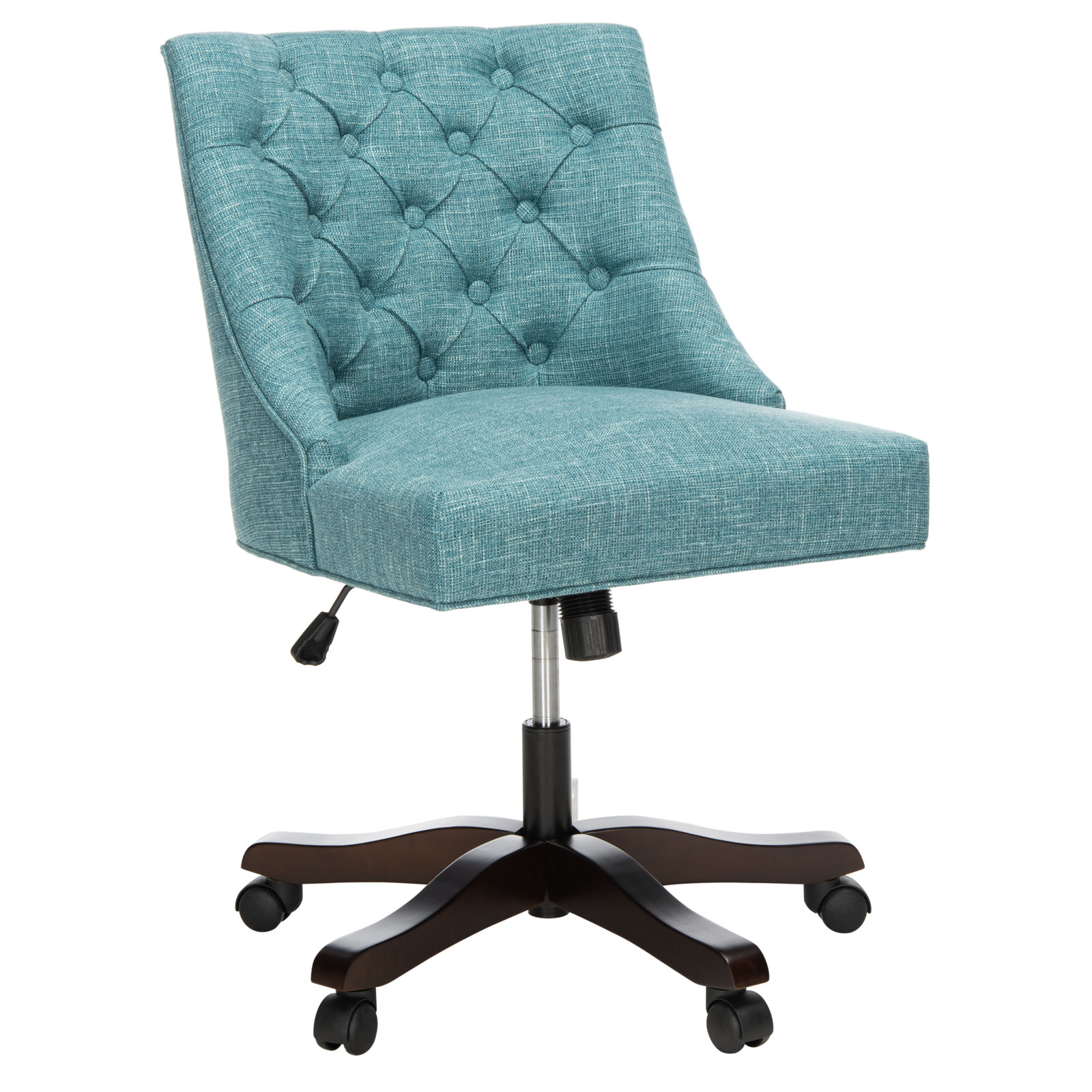 Swivel Office Chair, Light Blue