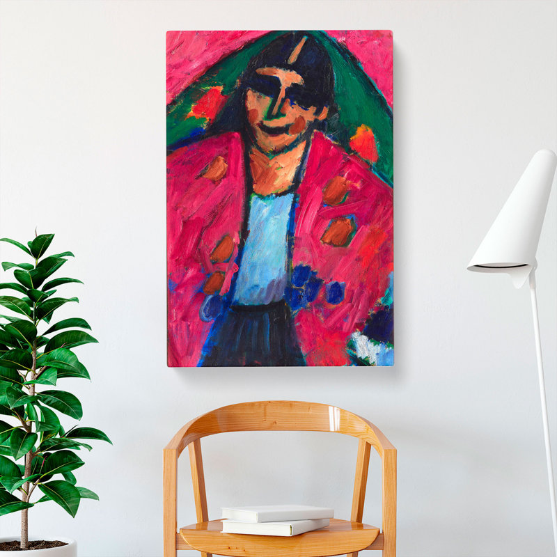 Portrait Of A Woman Vol.4 by Alexej Von Jawlensky - Wrapped Canvas, 50cm H x 35cm W x 3cm D