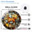  Fox Wall Clock Decorative Timepiece Art - 12'' Modern Glass Wall Clock